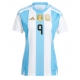Argentina Julian Alvarez #9 Maglia Gara Casa Repliche Copa America 2024 Donna